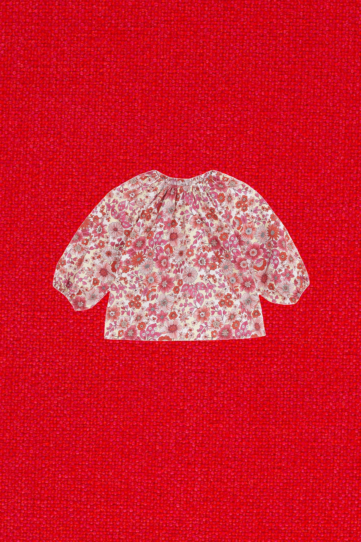carlyle balloon blouse pink