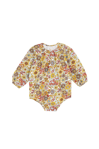 carlyle romper yellow