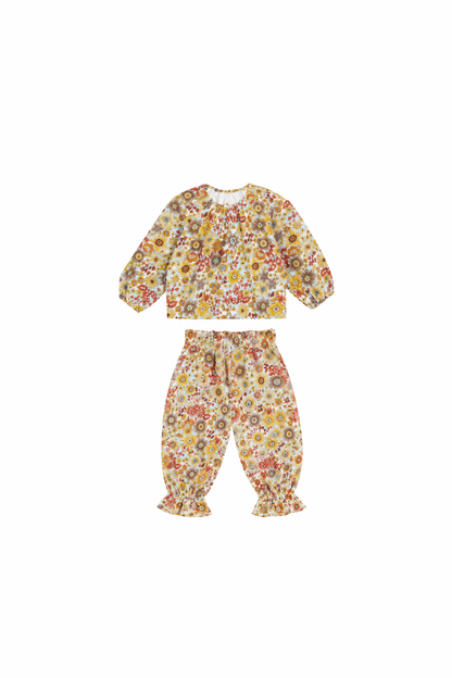 carlyle balloon blouse pink