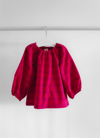 red queen baby balloon blouse