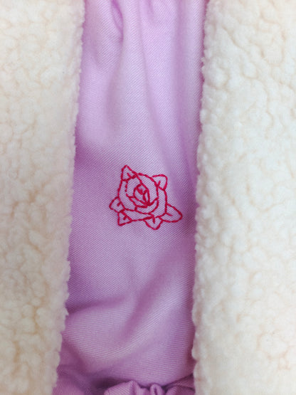 cabbage rose balloon blouse pink