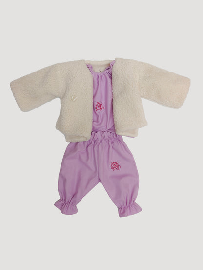 cabbage rose balloon blouse pink