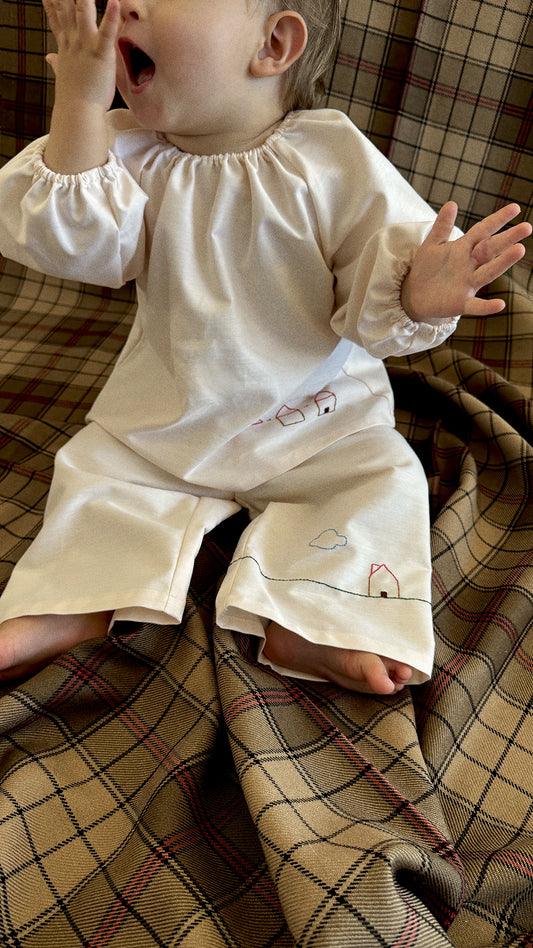 maison baby balloon blouse